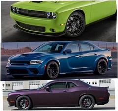 4PCS 63mm=2.5 inch Slash Wheel Center Cap Covers Fit for Dodge Charger Durango D