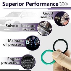 10 PCS Oil Pump Pickup Tube Seals Compatible with Engines 4.8, 5.3, 5.7, 6.0, 6.