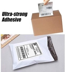 Immuson 4000 Fanfold 4 x 6 Direct Thermal Shipping Labels with Perforations, …