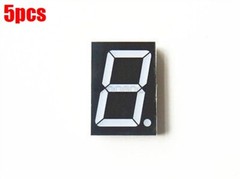 5Pcs 1.8 Inch 1 Digit Red Led Display 7 Segment Common Cathode zi