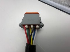 Amphenol Sine Systems Connector Plug AT06-12S with Wiring 39300227