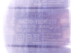 (15) RECOM RAC10-15DK/277 AC/DC Power Modules (S10)