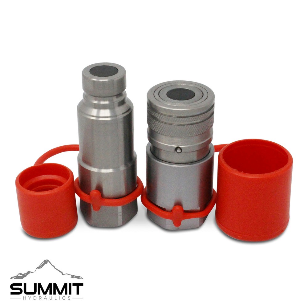 1/2″ NPT Flat Face Connect Under Pressure Hydraulic Quick Connect Coupler Set