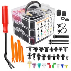 MICTUNING 925Pcs Car Push Retainer Clips & Fasteners Assortment Removal Tool Kit