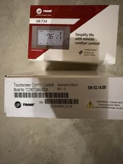 Trane XR724 Programmable Touchscreen Thermostat, White, Nexia TCONT724AS42DA