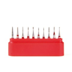 AZDENT Dental Diamond Burs FG Polishing Kit 10pc/Kit for High Speed handpiece