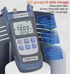 Fiber Optical Power Meter with SC FC Connector -70~10dBm 10 Optic Wave Length
