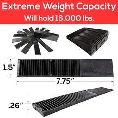 Recycled Material Wedge Shims, 7.75 Inch for Decks, Spas, and Furniture Support