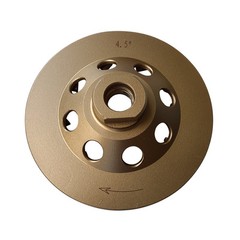 4.5″ Concrete Grinding Cup Wheels 18 Diamond Abrasive Turbo Seg 5/8″-11 Arbor