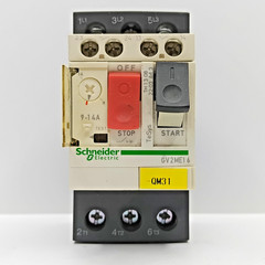 Schneider TeSys GV2ME16 Manual Motor Starter Protector 9-14A 3 Pole Used