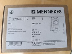 MENNEKES 5704403G Wall mounted receptacle [IP67 32A 4P 440V 3h] 5792A new model