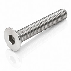 5/16-24 18-8 SS Flat Head Socket Cap Screws 82° Countersunk Partial Thread Bulk