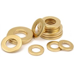 M2 M2.5 M3 M4 M5 M6 M8 M10 M12 M14 M16 M18 M20 M22 M24 Form A Flat Washers Brass