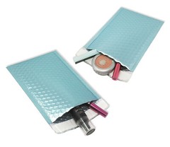 Aqua ICE BLUE Metallic Bubble Mailers 4×8, 8×12, 6×10, 9×13 NEW Padded Envelopes