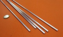 6061 Aluminum Rod T6, 3/16″ (.187″) Diameter x 6 Foot Length, 5 Units, 30 Ft.