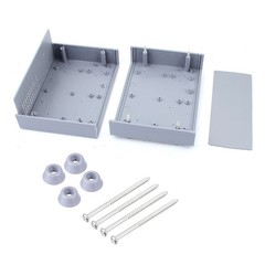 165x120x68mm Gray Plastic Enclosure Case DIY Electronic Wiring Project Box