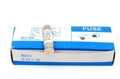 10x38mm R015 1 to 20 Pcs White Ceramic Fuse 1 to 32A 500V 10 x 38 RT18 RT14 AM2