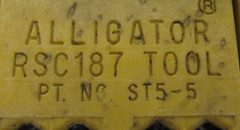USED ALLIGATOR RSC187 BELT LACING INSTALLATION TOOL ST5-5 23″