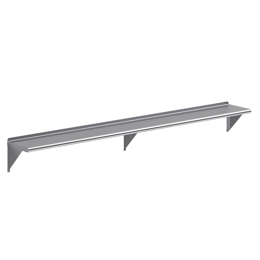 12 in. x 96 in. Stainless Steel Wall Shelf