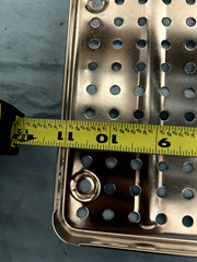 Pelton Crane Autoclave Sterilizer Tray 11.25″ x 7.25″ – Stainless Steel