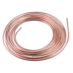 25Ft 3/16 Copper-Nickel Coated Alloy Brake Line Tubing Coil Kit Tube Roll wit…