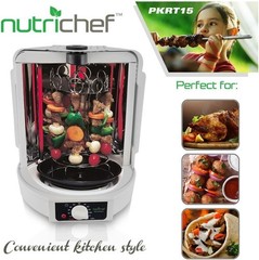 NutriChef Vertical Rotisserie Oven – 4Qt Electric Roaster for 700 Watts Cooking