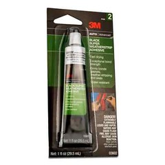 3M BONDO 03602 1OZ TUBE BLACK SUPER WEATHERSTRIP GASKET ADHESIVE GLUE 711488 New