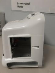 GE Dash 5000 Monitor Rear Housing Case Castingwith power supply and speaker