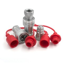 2 sets Ag 1/2″ Hydraulic Quick Connect Tractor Couplers, Ball Pioneer Style I…