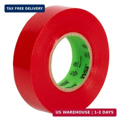 WarriorWrap General 3/4 in. x 60 ft. 7 mil Vinyl Electrical Tape, Red