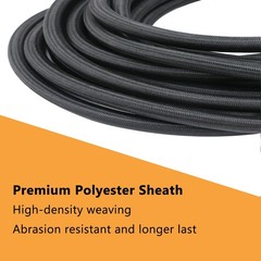 1/4″ x 32′ Marine Grade Bungee Cord Elastic Shock Cord, Kayak Stretch String Rop