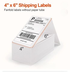 4″x6″ Direct Thermal Shipping Labels Thermal Printers Fanfold 500 Lables
