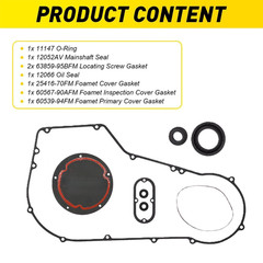 FOR HARLEY SOFTAIL DYNA MODELS 1994-2005 PRIMARY CLUTCH COVER GASKET SEAL KIT