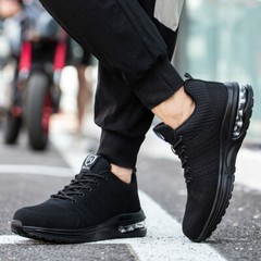 Men’s Sneakers Indestructible Safety Work Shoes steel toe boots Breathable 7-13