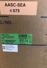 ADVANTECH FPM-2170G 17″ SXGA INDUSTRIAL MONITOR WITH RESISTIVE TOUCHSCREEN 