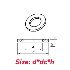 Flat Hardware Washer Zinc Plated Steel DIN 125A Metric – M2 M2.5 M3 M4 M5 M6