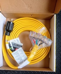 Champion Power Equipment 20ft 30A Generator Flat Extension Cord