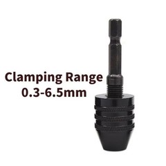4Pcs 1/4-inch hex shank Versatile Conversion Drill chuck for 0.3-6.5 mm/3.6 mm