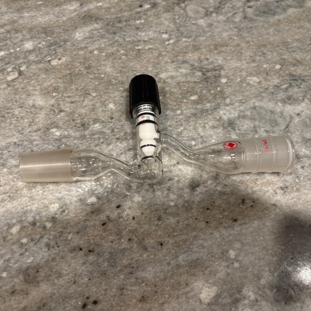 Ace Glass High Vacuum Gas Transfer Adapter 24/40 male to 29/42 Scientific Glass