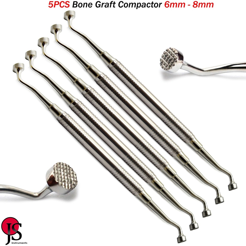 Dental Bone Compactor Packer Bone Grafting Instruments Plugger Condenser Implant