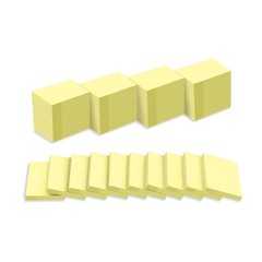 (50 Pads) Sticky Notes 1.5×2, Sticky Pads, Recyclable, Self-Stick Pads, Easy …