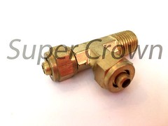Brass Fittings: Run Tee Tube Pipe OD 5/16″, Male Pipe Thread 1/4″PT Y Connector