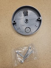 5 New Shallow PVC pancake New Work Ceiling Fan Box 8 cu. in. like B708-SHK