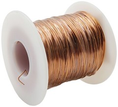 1 Pound 22 Gauge Enameled Copper Magnet Wire, Approx. 500 Feet Length