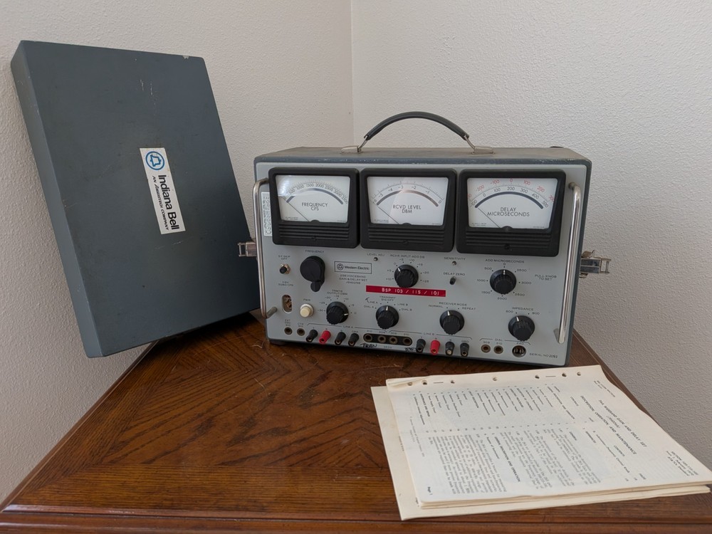 Western Electric 25B Voiceband Gain & Delay Set
