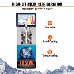 Uimoso 8L / 2.1 Gal Commercial Slushy Machine Margarita Smoothie Frozen Drink