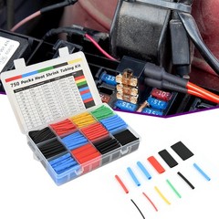Heat Shrink Tubing Assortment Kit Electrical Wire Wrap Sleeve 2:1 Shrink