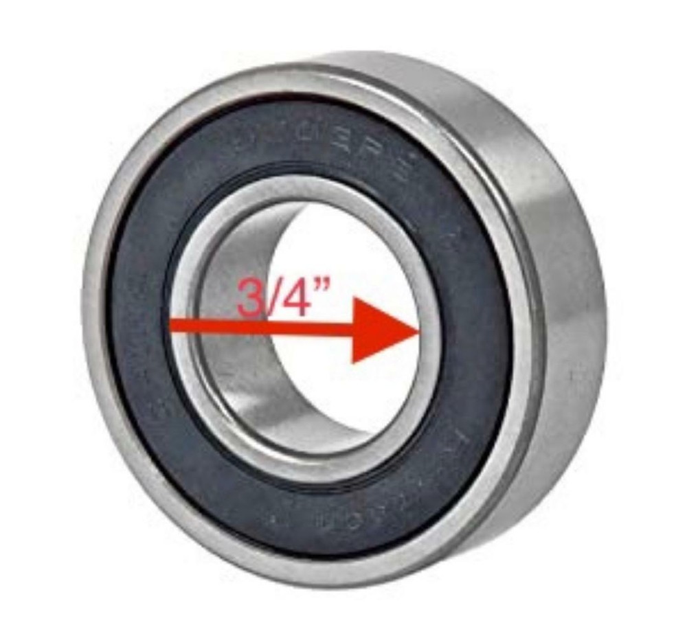 6203-12-2RS C3 3/4″ Bore Premium Sealed Ball Bearing, 230-052 6203-2RS-3/4