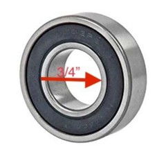 6203-12-2RS C3 3/4″ Bore Premium Sealed Ball Bearing, 230-052 6203-2RS-3/4