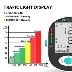 Digital Blood Pressure Monitor Arm BP Large Cuff Pulse Meter Machine & Voice